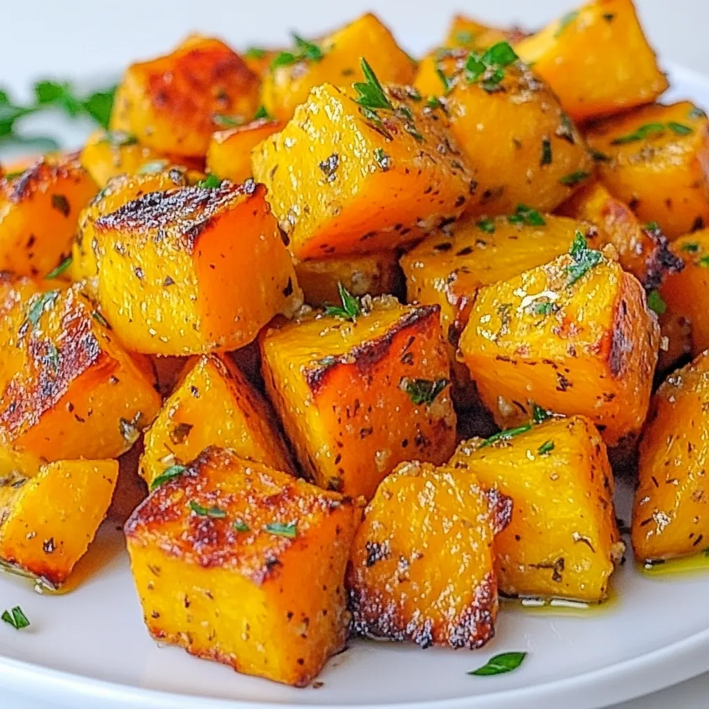 Knoblauchkräuter geröstete Süßkartoffeln einfach zubereiten