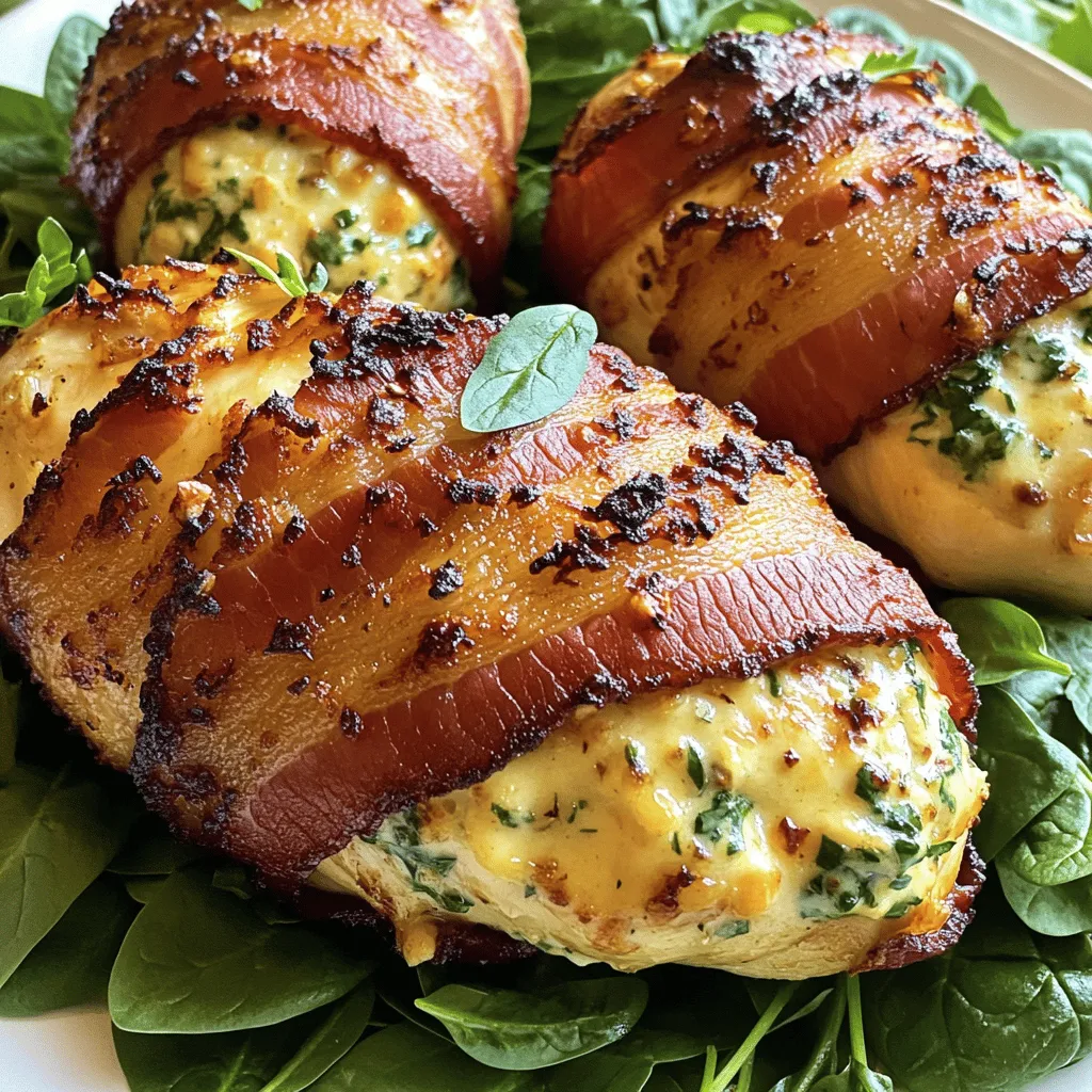 Hähnchen im Speckmantel Köstliches und Einfaches Rezept