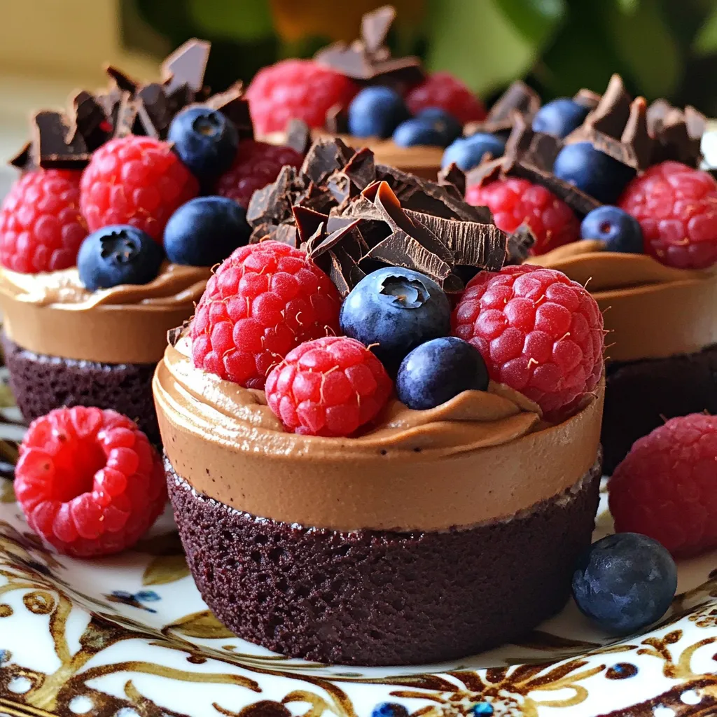 Griechischer Joghurt Schokoladenmousse Tassen Rezept