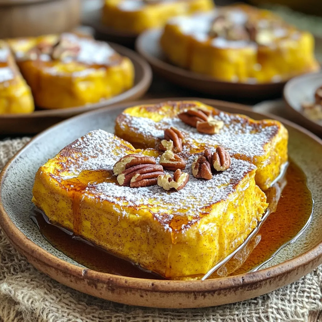 Kürbisgewürz French Toast Auflauf Schmackhafte Rezeptidee