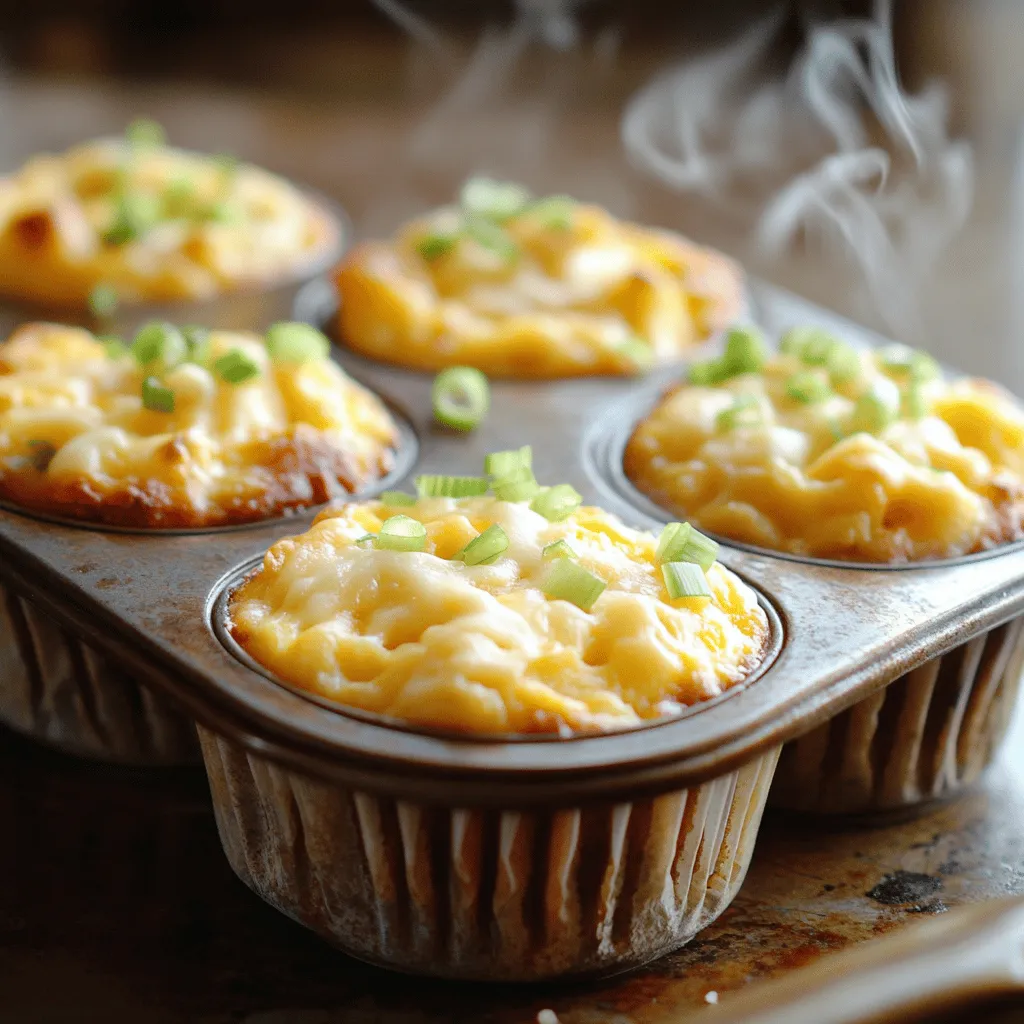 Cheesy Mashed Potato Muffins Rezept Einfach und Lecker
