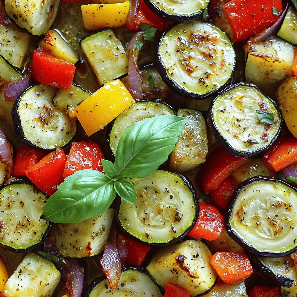 Roasted Zucchini und Auberginen Genießen und Sichern