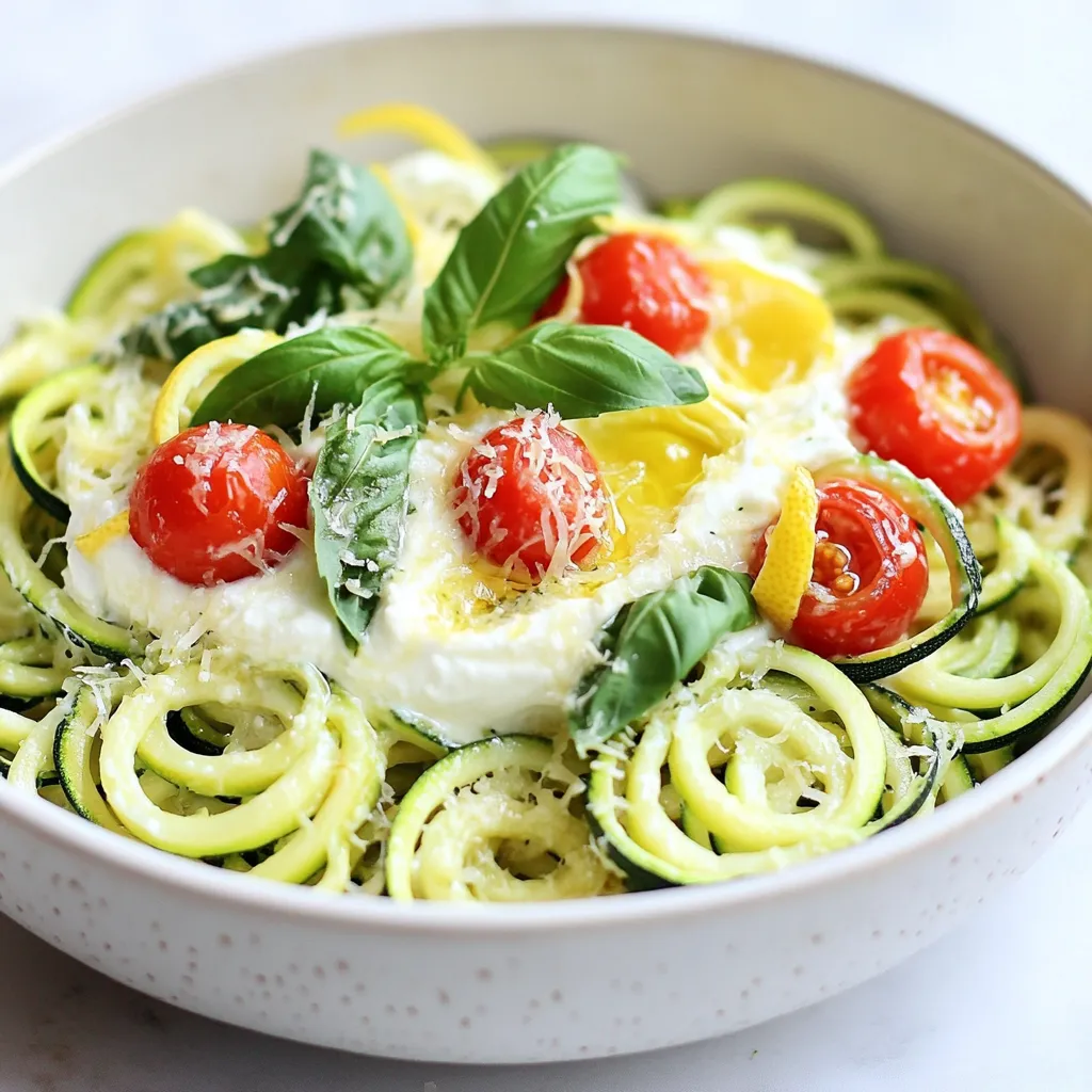 Lemon Ricotta Zucchini Pasta Lecker und Einfach Kochen