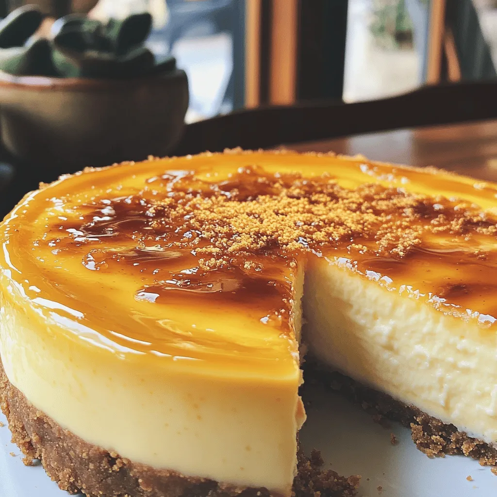 Um einen köstlichen Crème Brûlée Cheesecake zu machen, benötigst du folgende Zutaten: