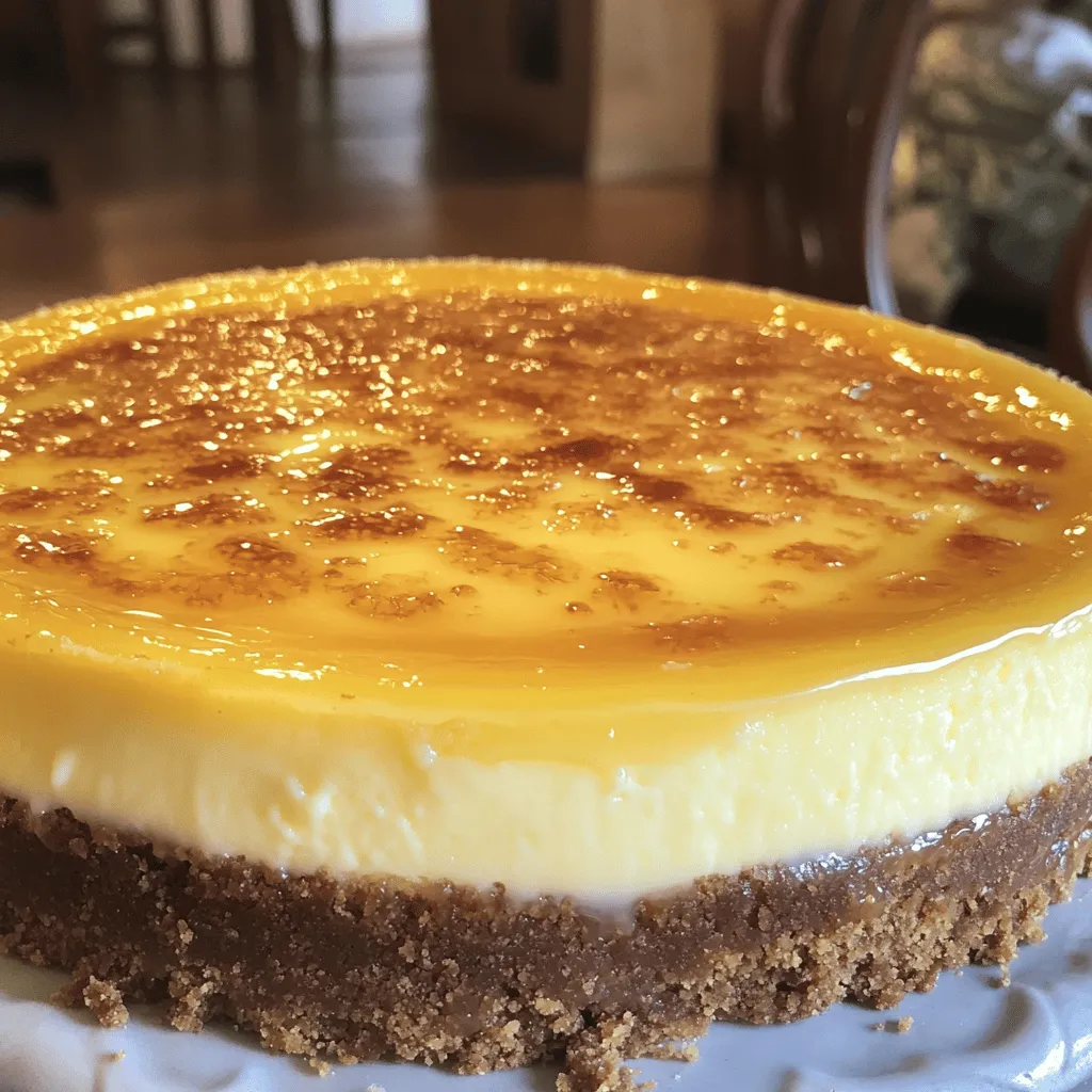 Köstlicher Creme Brulee Cheesecake Einfaches Rezept
