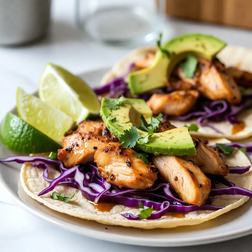 Honig-Limetten-Hühnchen-Tacos Leckerer Genuss für alle