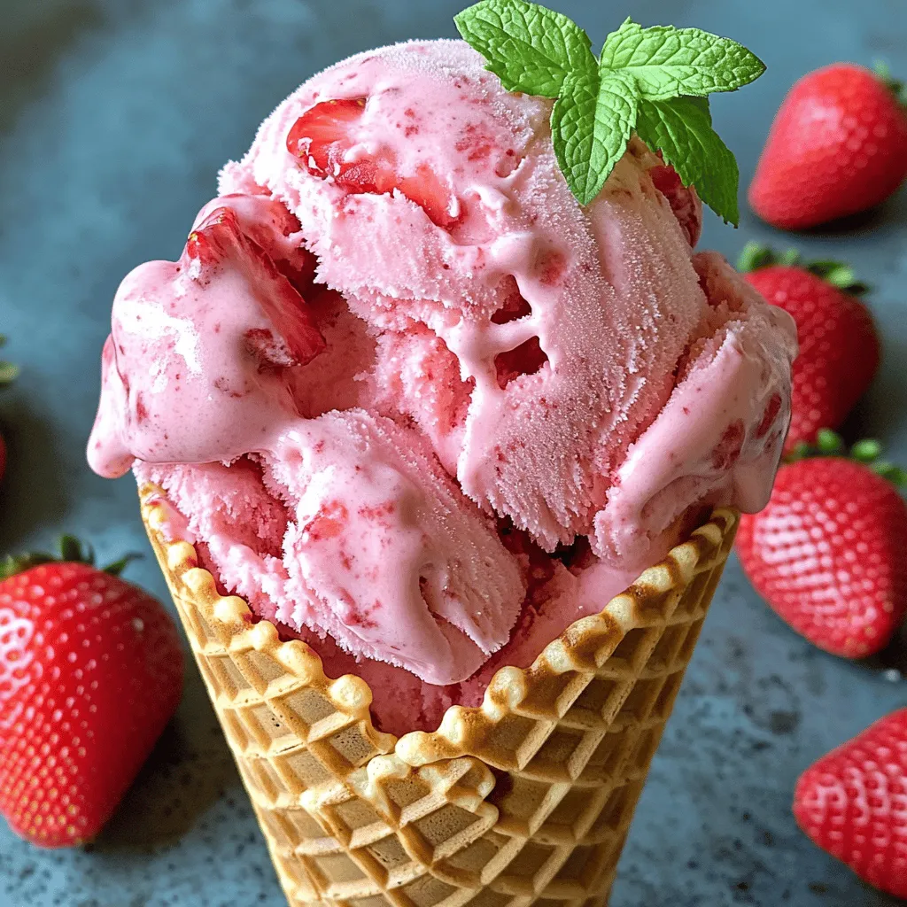 - 500 g frische Erdbeeren - 1 Tasse süße Kondensmilch - 2 Tassen Schlagsahne - 1 Teelöffel Vanilleextrakt - Eine Prise Salz