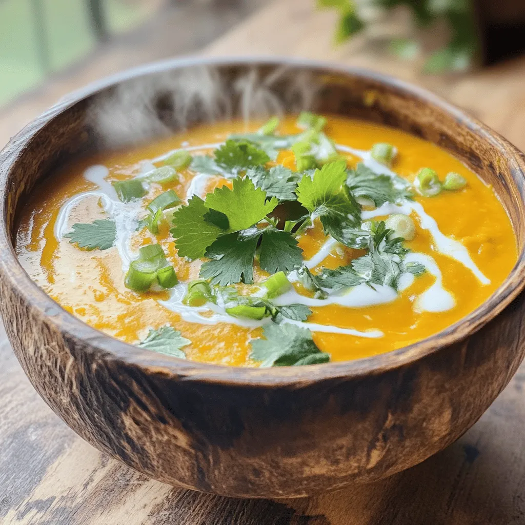 Kokos-Curry-Hokkaido-Suppe cremig und sättigend