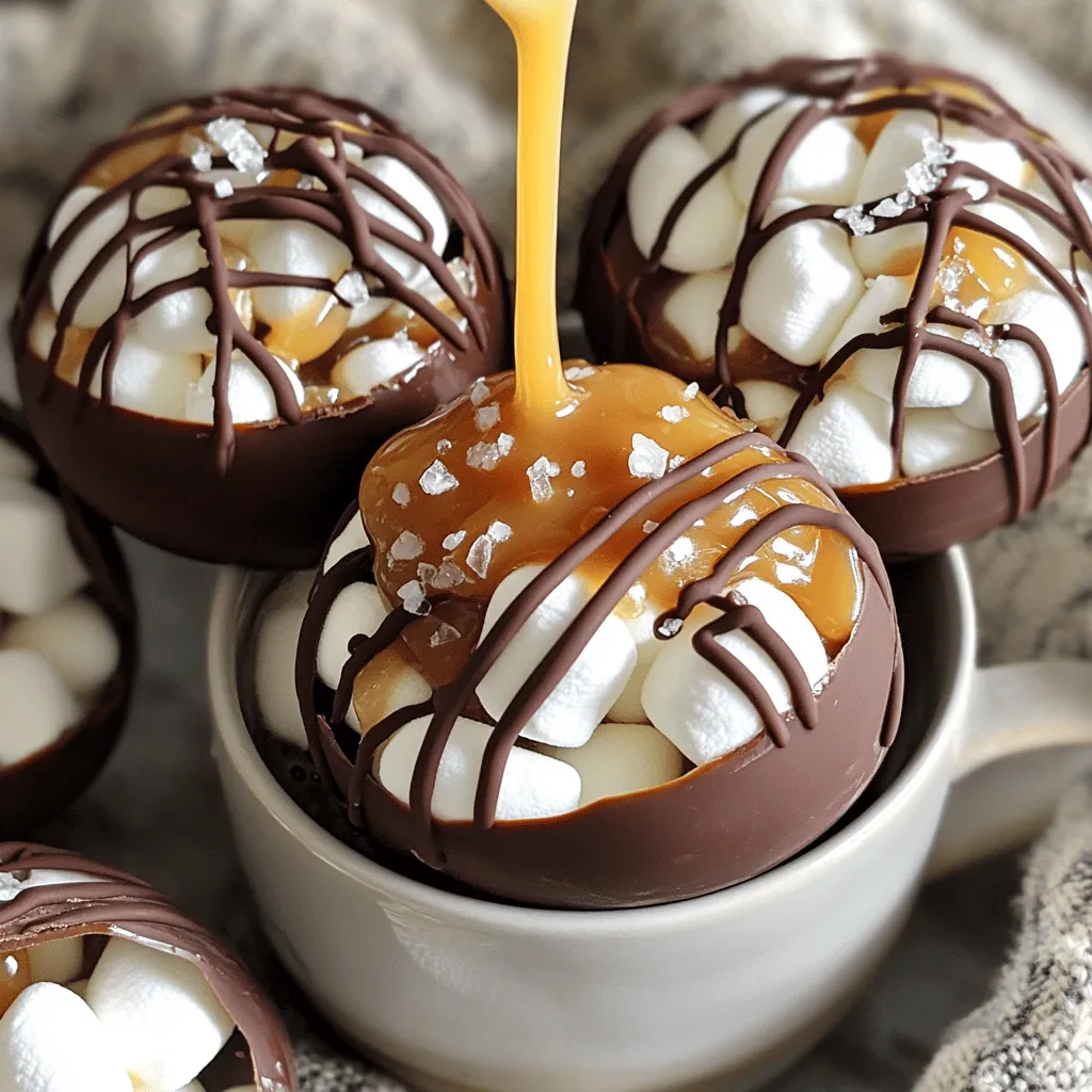 Warm Salted Caramel Hot Cocoa Bombs Genussvoller Spaß