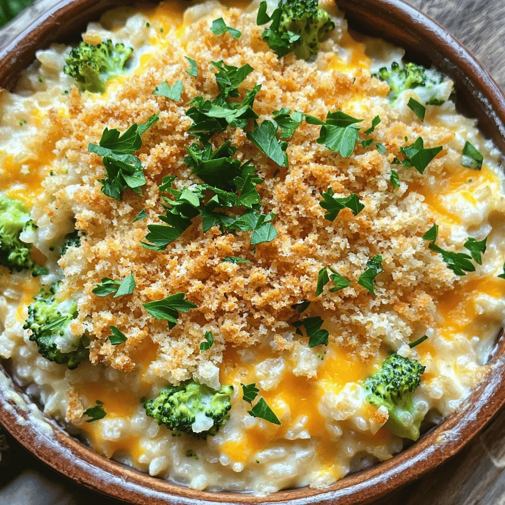 Cheesy Broccoli Rice Casserole Köstliche Idee fürs Abendessen