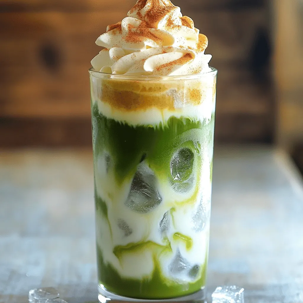 Iced Brown Sugar Matcha Latte Rezept für Genießer