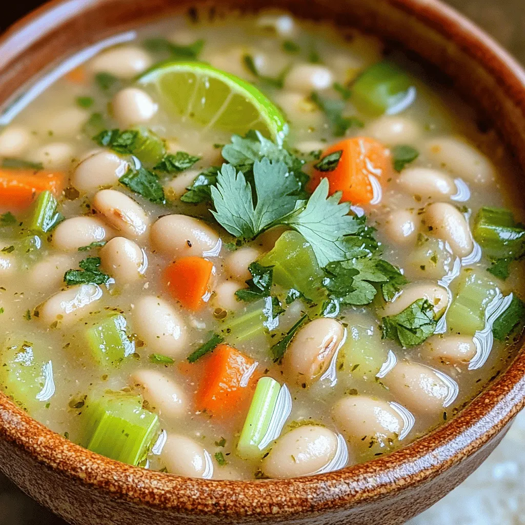 Kubanische weiße Bohnensuppe Rezept Einfach und Köstlich