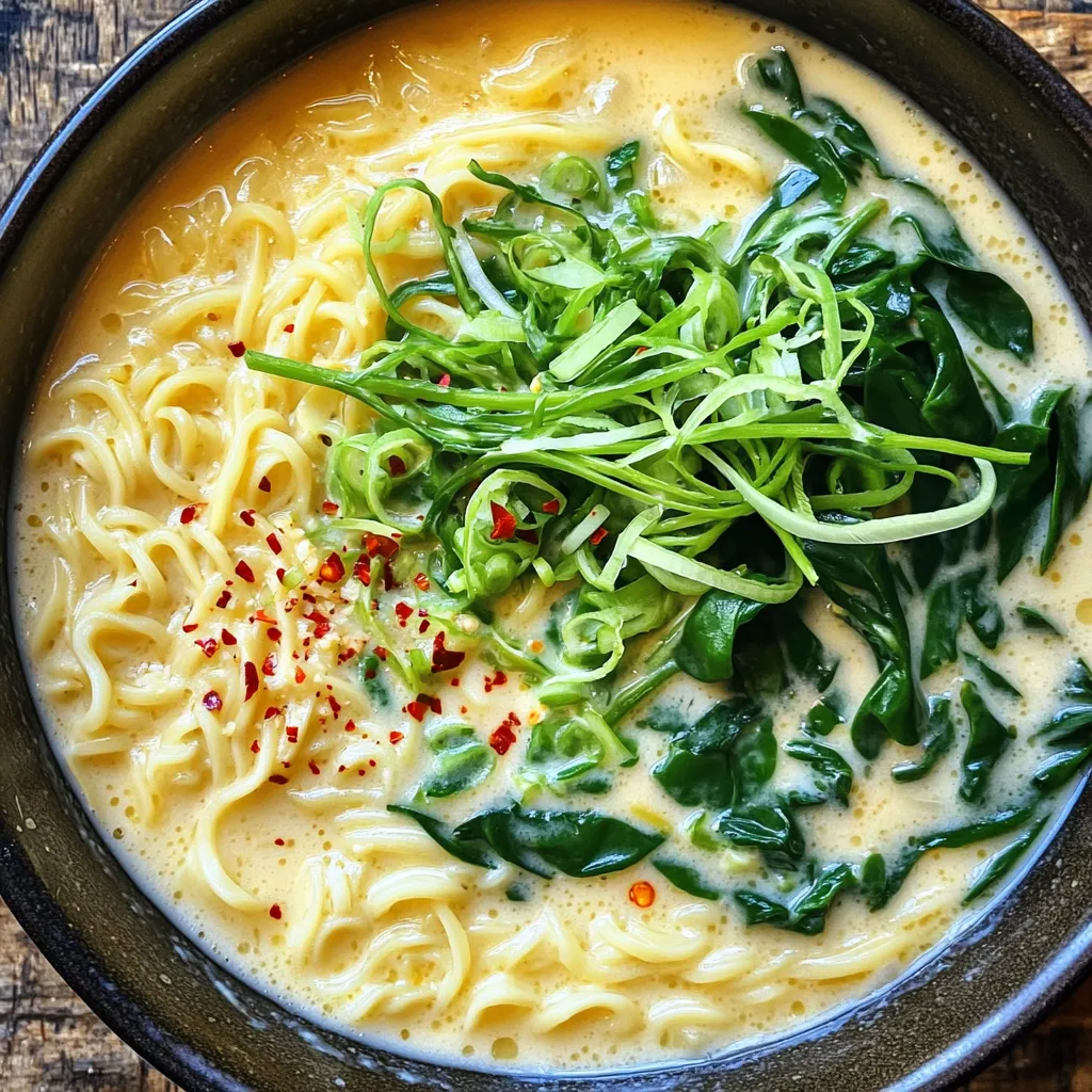One-Pot Garlic Parmesan Ramen Einfach und Lecker