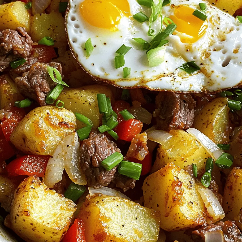 Corned Beef Hash Einfaches und Herzhaftes Frühstück