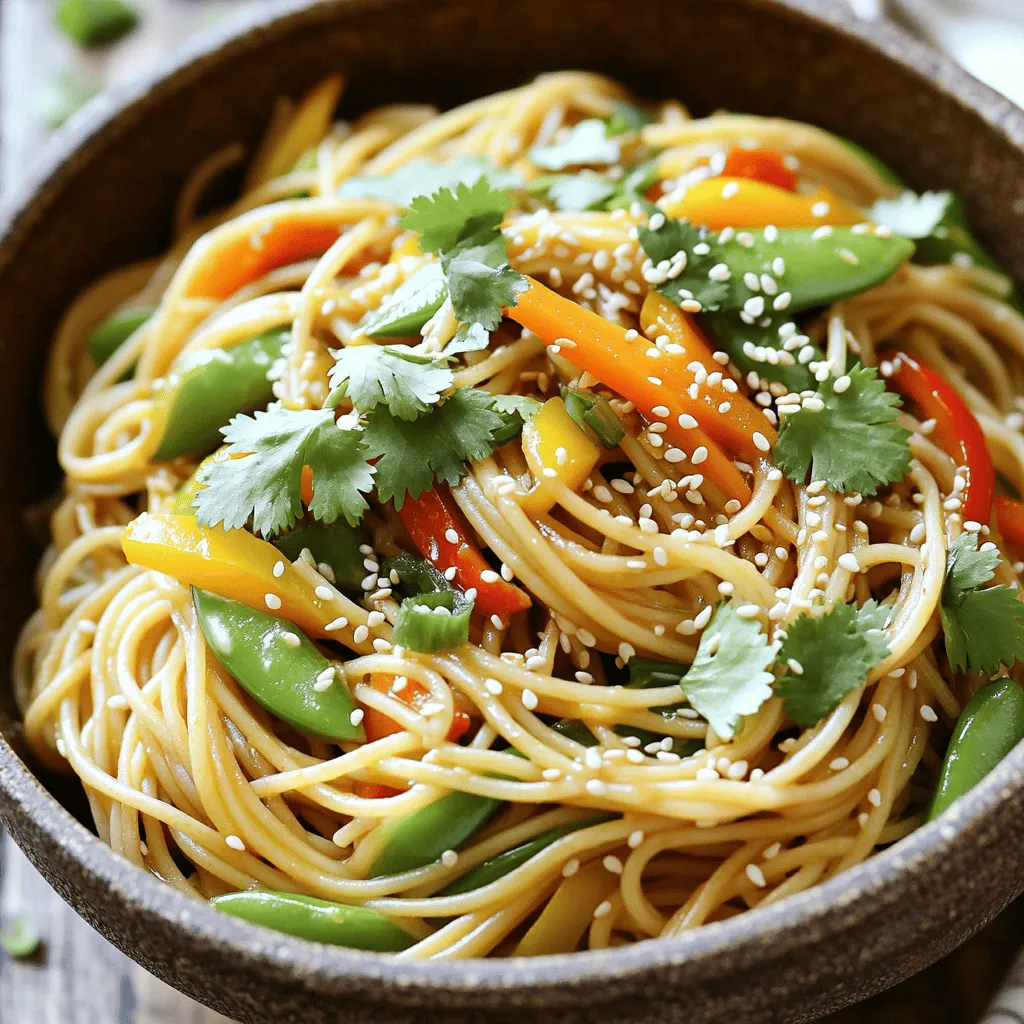 Sesame Ginger Noodles Einfach und Lecker Zubereiten