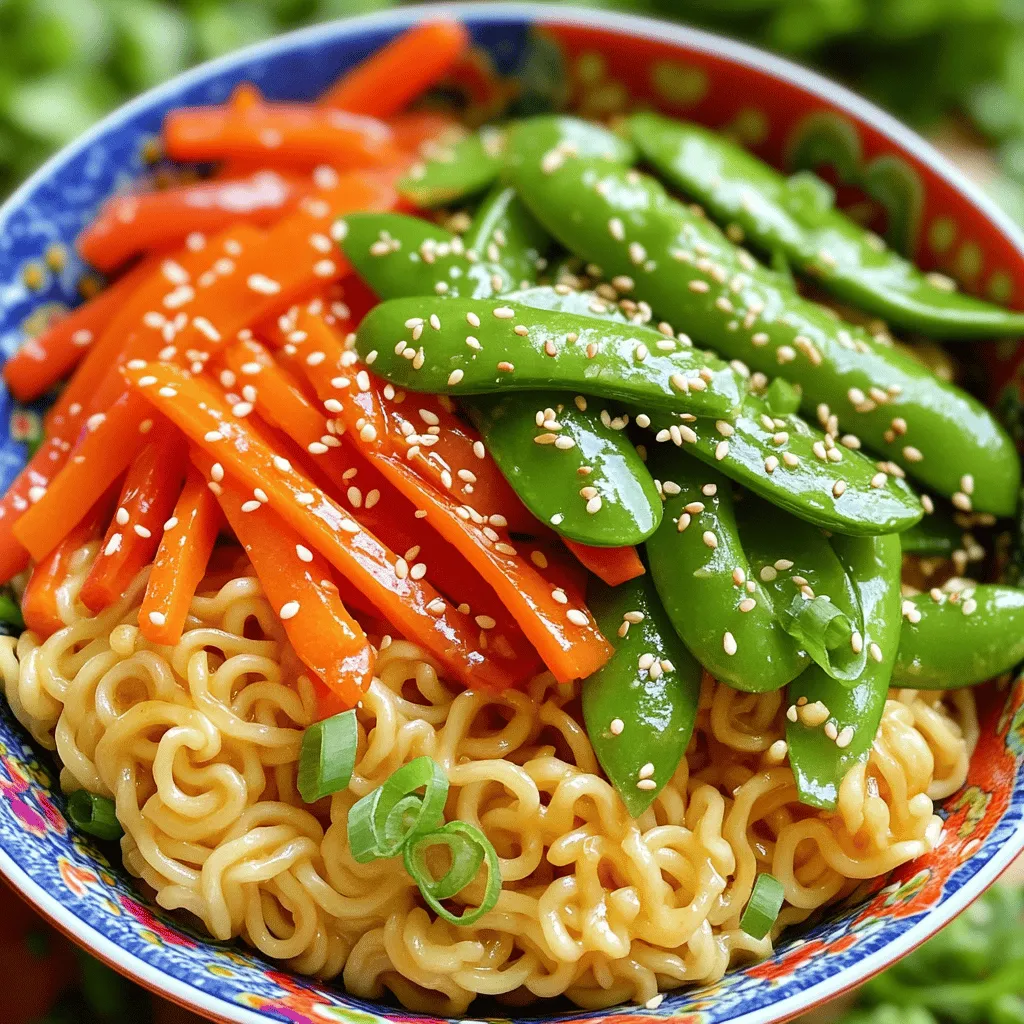 Um eine Ramen Nudelpfanne zu machen, brauchst du frische Zutaten und ein paar einfache Schritte.