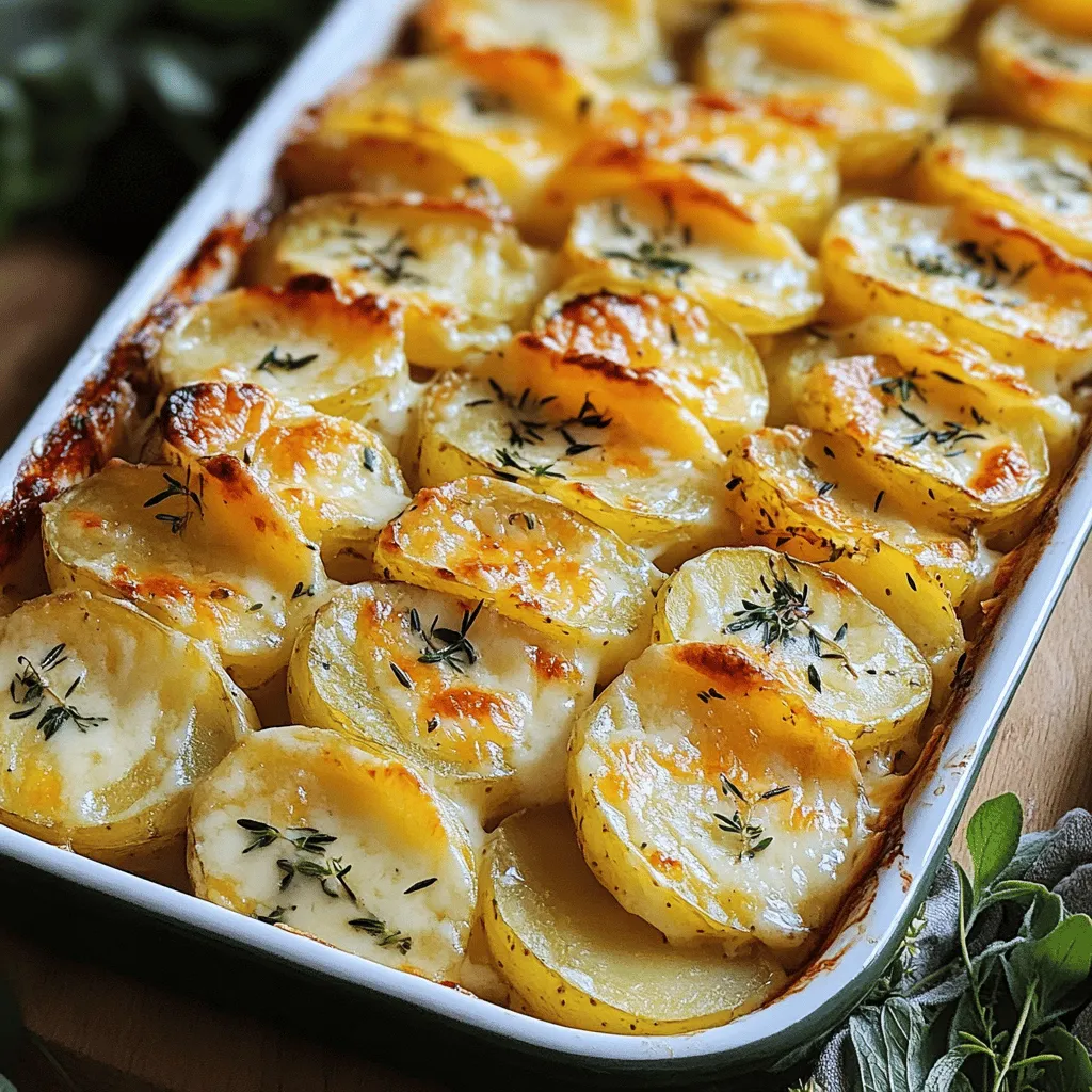 Au Gratin Potatoes Köstliche und Einfache Zubereitung