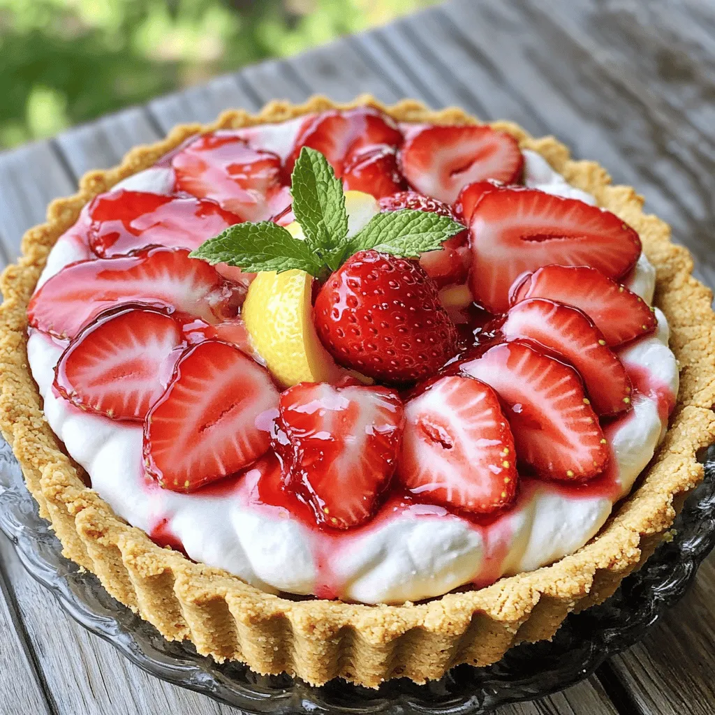 Um die perfekte Erdbeereiscreme Tarte zu machen, brauchst du: - 1 fertiger Keksboden (oder Mürbteigboden) - 500 g frische Erdbeeren, gewaschen und geviertelt - 250 ml Sahne - 200 g Frischkäse - 100 g Puderzucker - 1 Teelöffel Vanilleextrakt - 2 Esslöffel Zitronensaft - 1 Päckchen Gelatine (für 500 ml Flüssigkeit) oder pflanzliche Gelatinealternative