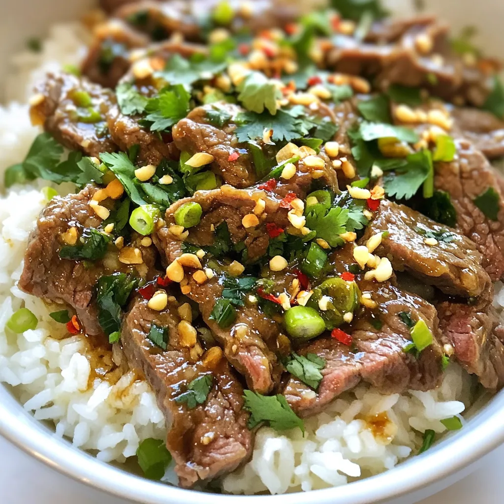 Ginger Scallion Beef Rice Skillet Einfache Kochanleitung