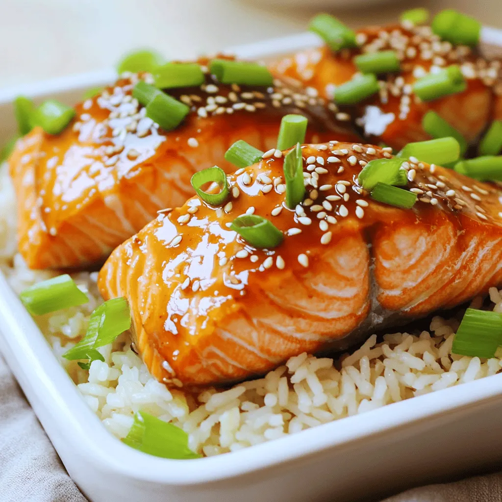 Ginger Soy Glazed Salmon Einfache und köstliche Speise