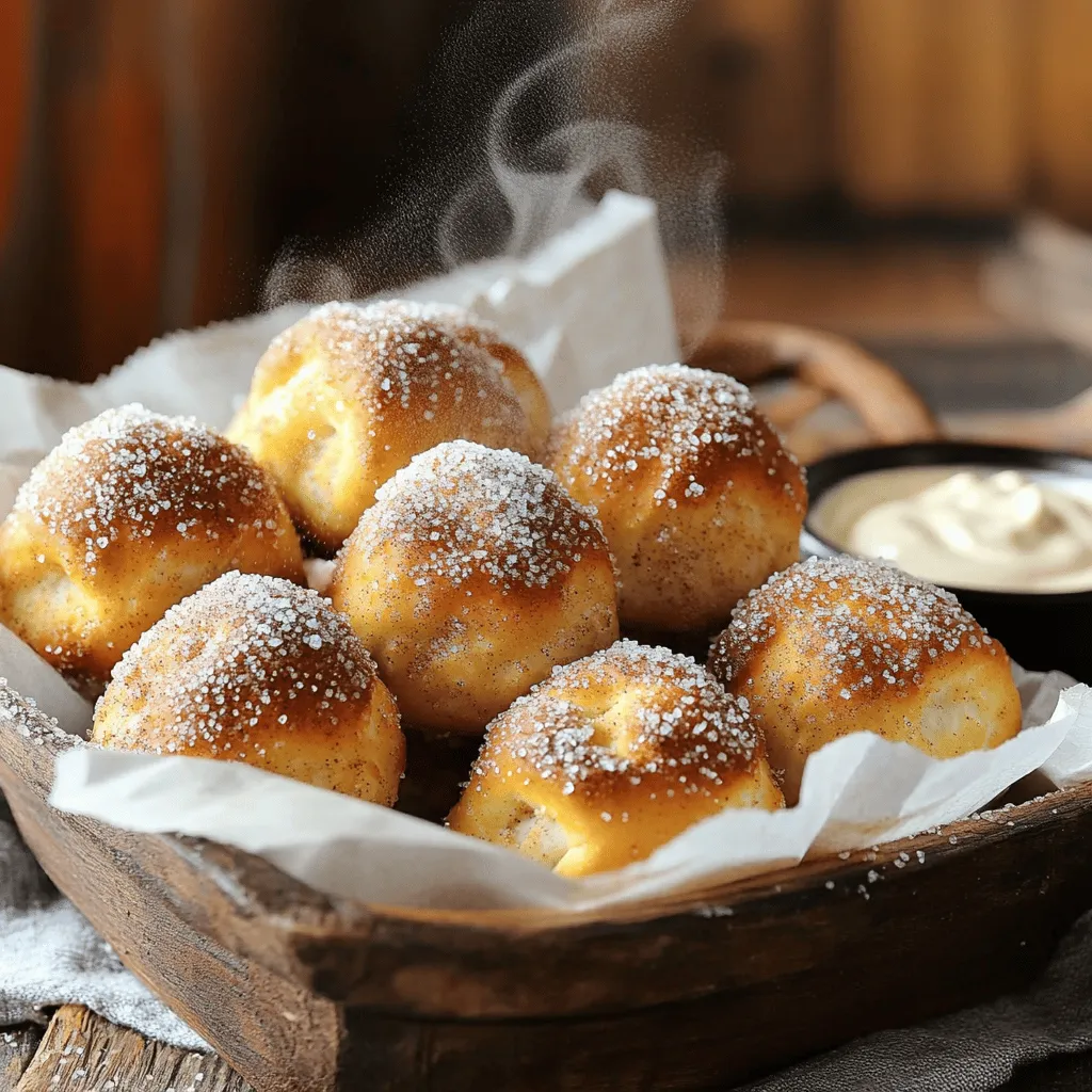 Süßliche Zimt-Zucker Brezel Häppchen Einfach zubereiten