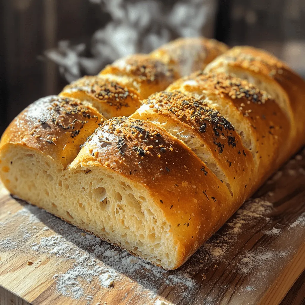 Savory Herb Crusty Bread Einfach und Lecker Selber Backen
