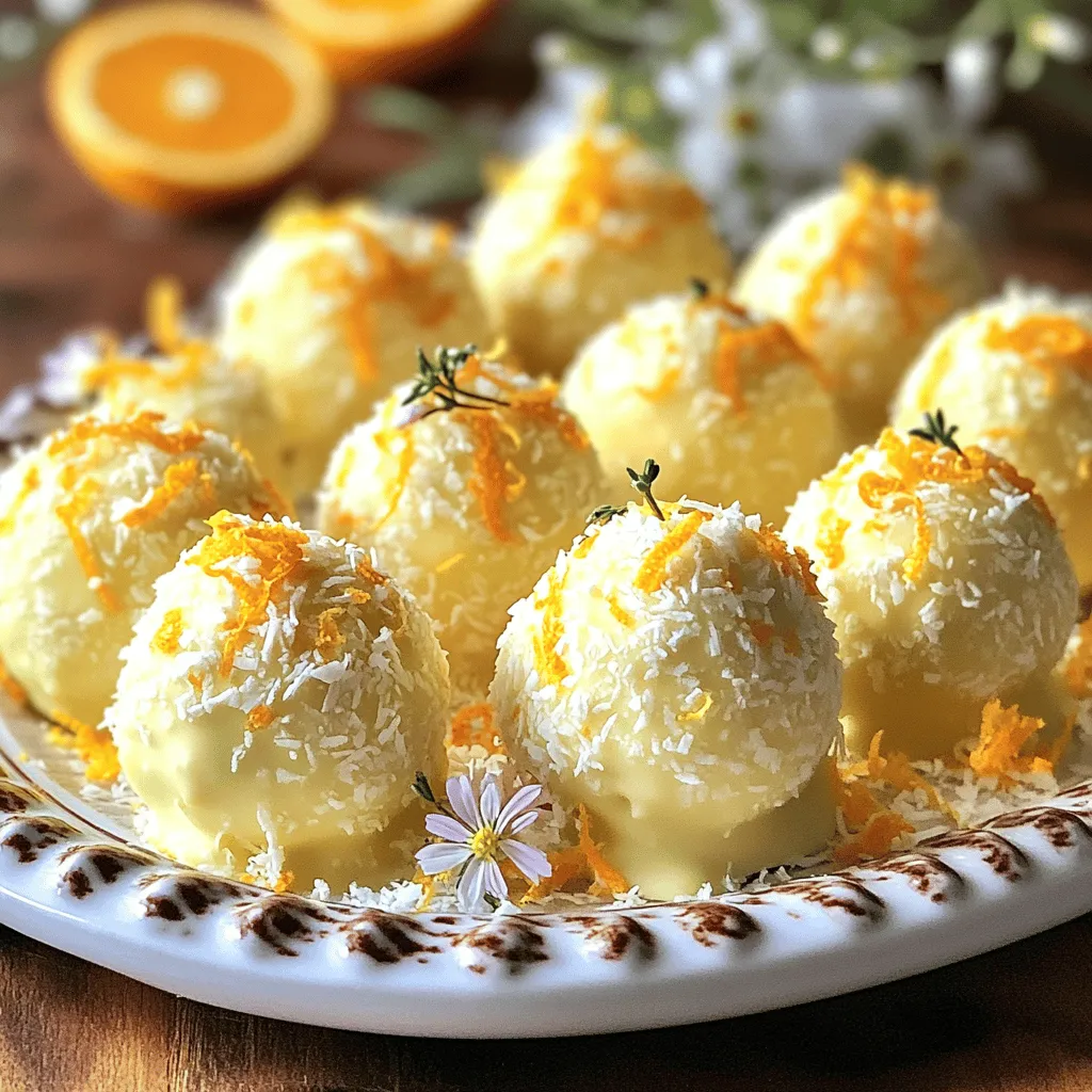 No Bake Orange Creamsicle Truffles Einfach und Lecker