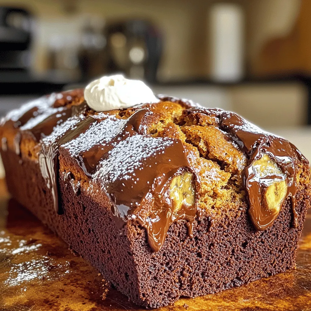 Schokoladiges Espresso-Bananenbrot Einfaches Rezept