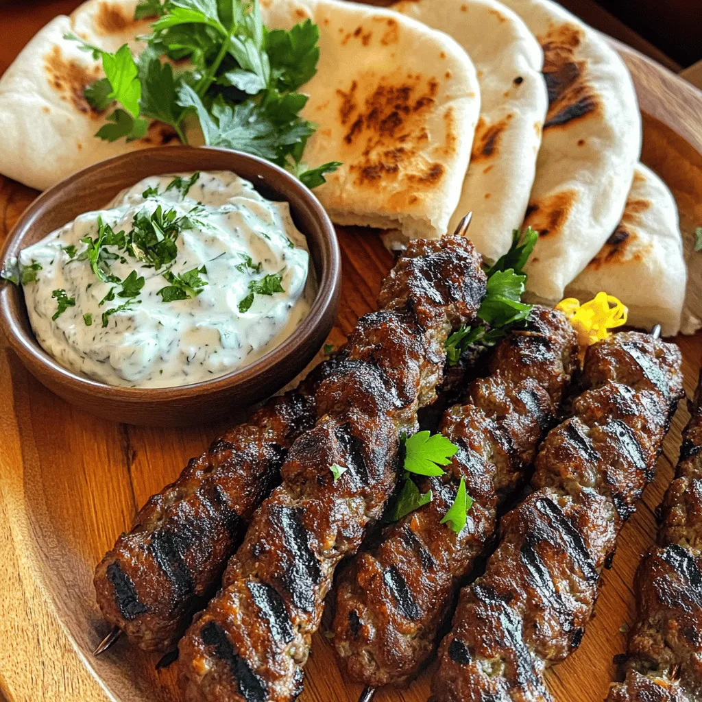 Beef Kofta Kebabs Einfach und Lecker Rezept