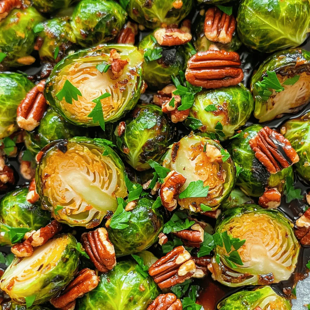 Maple Glazed Brussels Sprouts Einfach und Köstlich