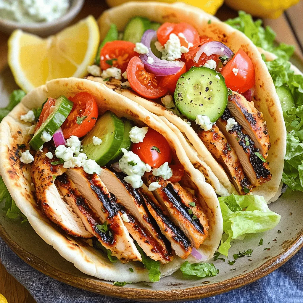 Einfache Chicken Gyros Schnelles und leckeres Rezept