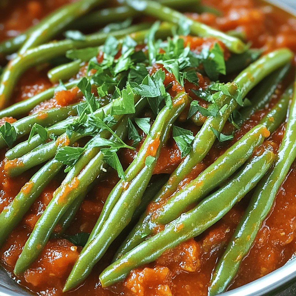 Grüne Bohnen in Tomatensauce einfache Zubereitungstipps