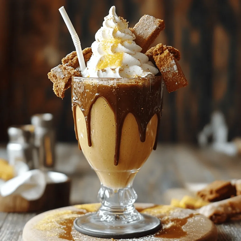 Cremiger Biscoff Cookie Butter Milkshake Genuss