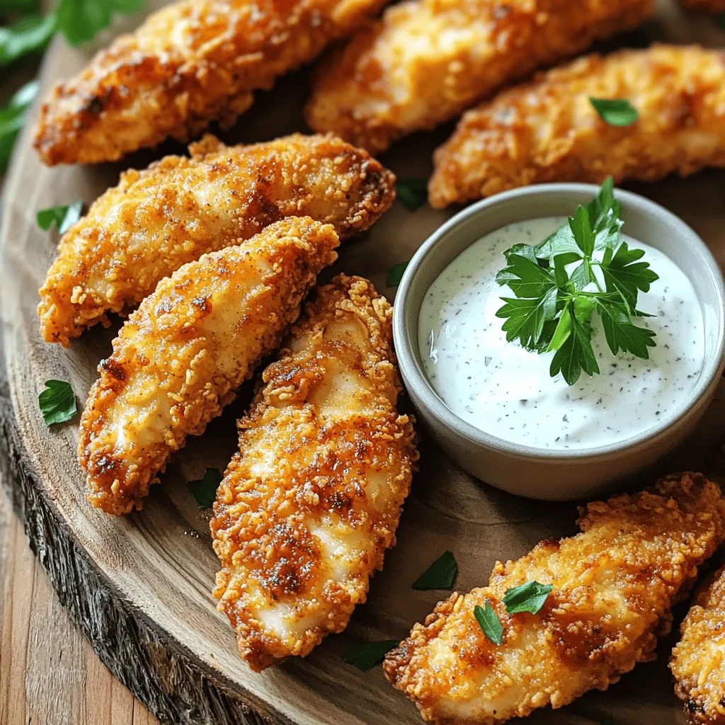Air Fryer Ranch Chicken Tenders Knusprig und Lecker