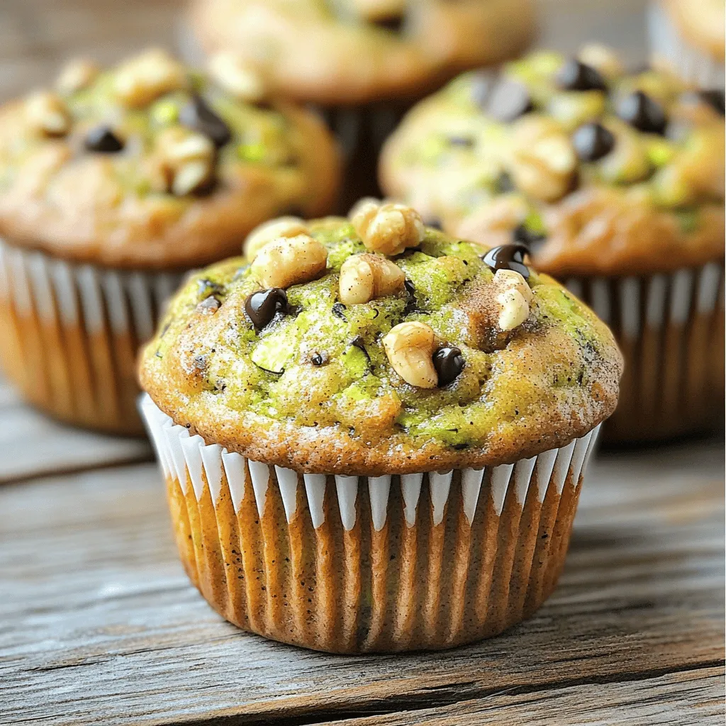 Gesunde Zucchini Muffins einfach und lecker zubereiten