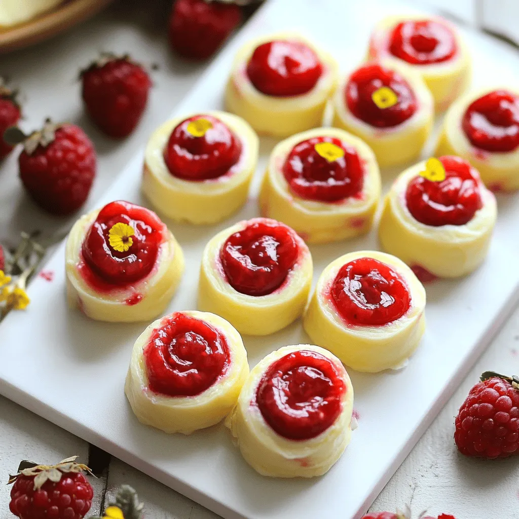 Einfache Erdbeer-Käsekuchen-Rollen sind eine leckere und frische Dessertoption. Sie sind schnell gemacht und benötigen kein Backen. Das macht sie perfekt für heiße Tage oder wenn du wenig Zeit hast. Die süßen Erdbeeren und die cremige Käsekuchenfüllung harmonieren wunderbar. Diese Rollen sind auch leicht zu portionieren, was sie ideal für Partys macht.