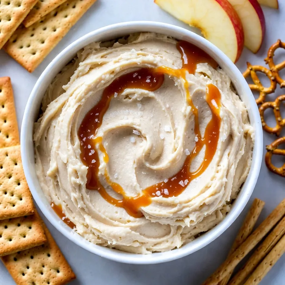Salted Caramel Cheesecake Dip Köstlicher Genuss