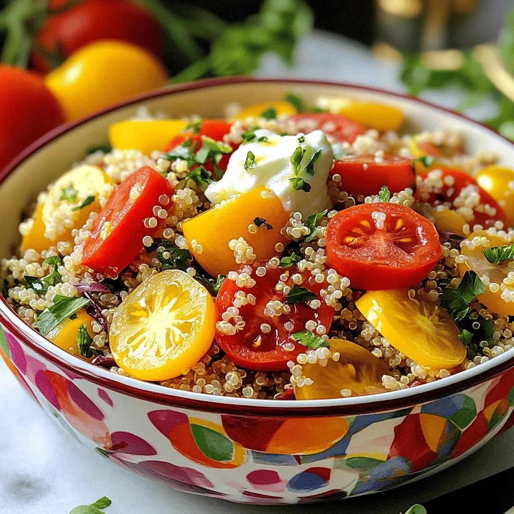 Delicious Quinoa Salad Frisch und Gesund Genießen