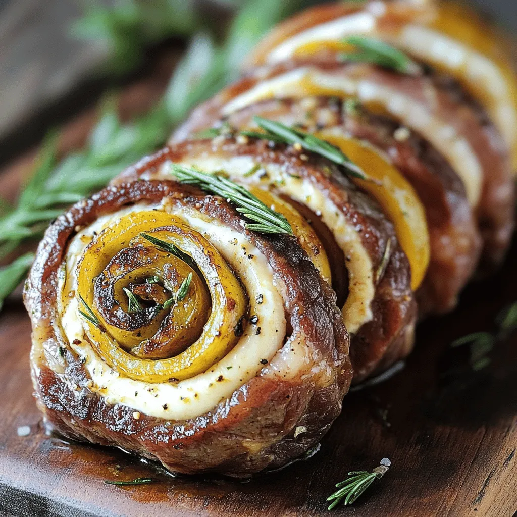 French Onion Steak Pinwheels Leckerer Genuss für alle
