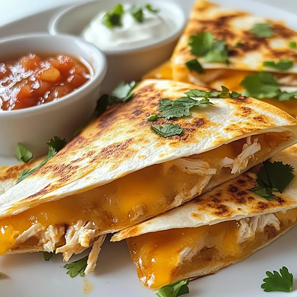 Chipotle Honey Chicken Quesadillas Einfaches Rezept