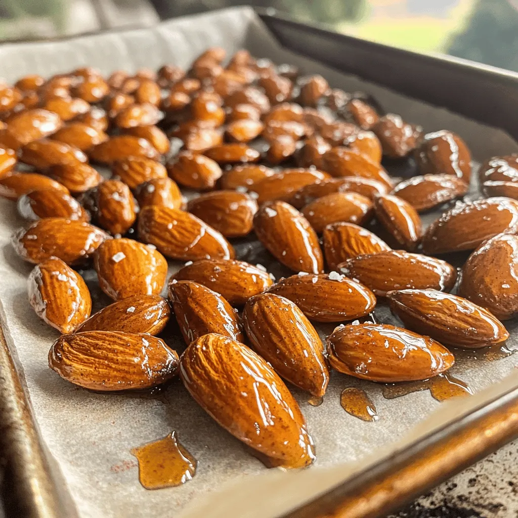 Maple Roasted Almonds Knuspriger Snack Genuss