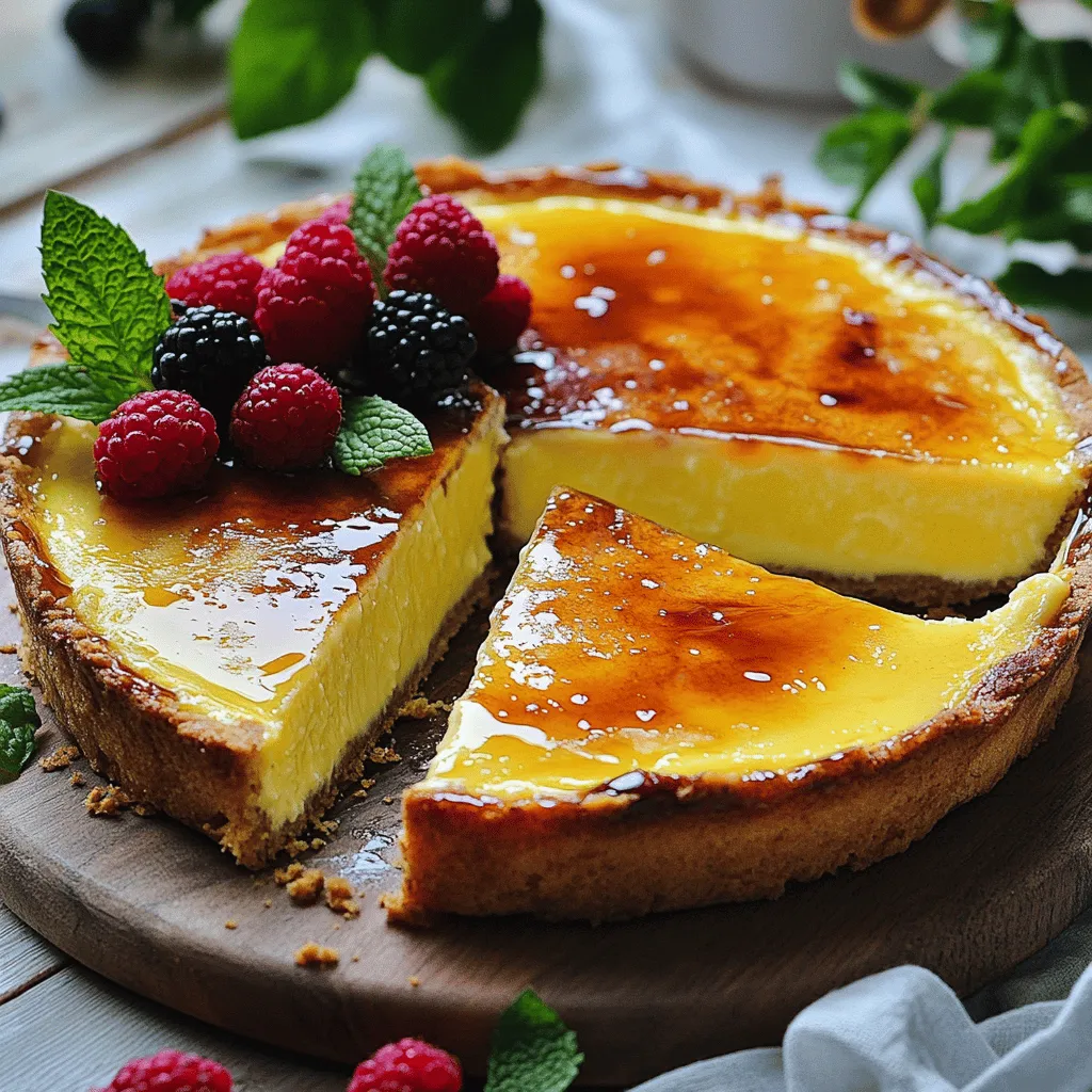 Für den perfekten Crème Brûlée Kuchen benötigst du einige wichtige Zutaten. Diese Zutaten sorgen für den reichen, cremigen Geschmack und die tolle Textur. Hier sind die Hauptzutaten: