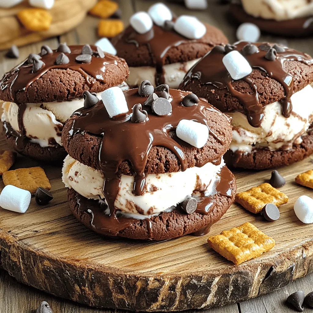 S’mores Ice Cream Sandwiches Lecker und Einfach Machen