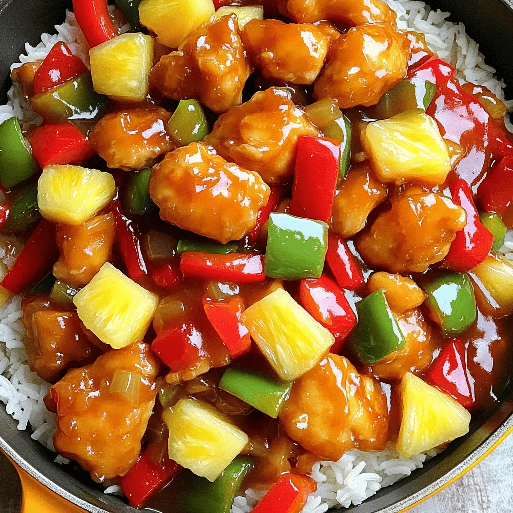 Süß-Sauer-Hühnchen Lecker und Einfach Zubereiten