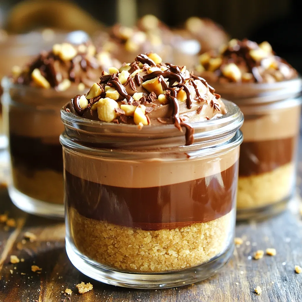 No-Bake Nutella Cheesecake Cups Genuss für Jeden