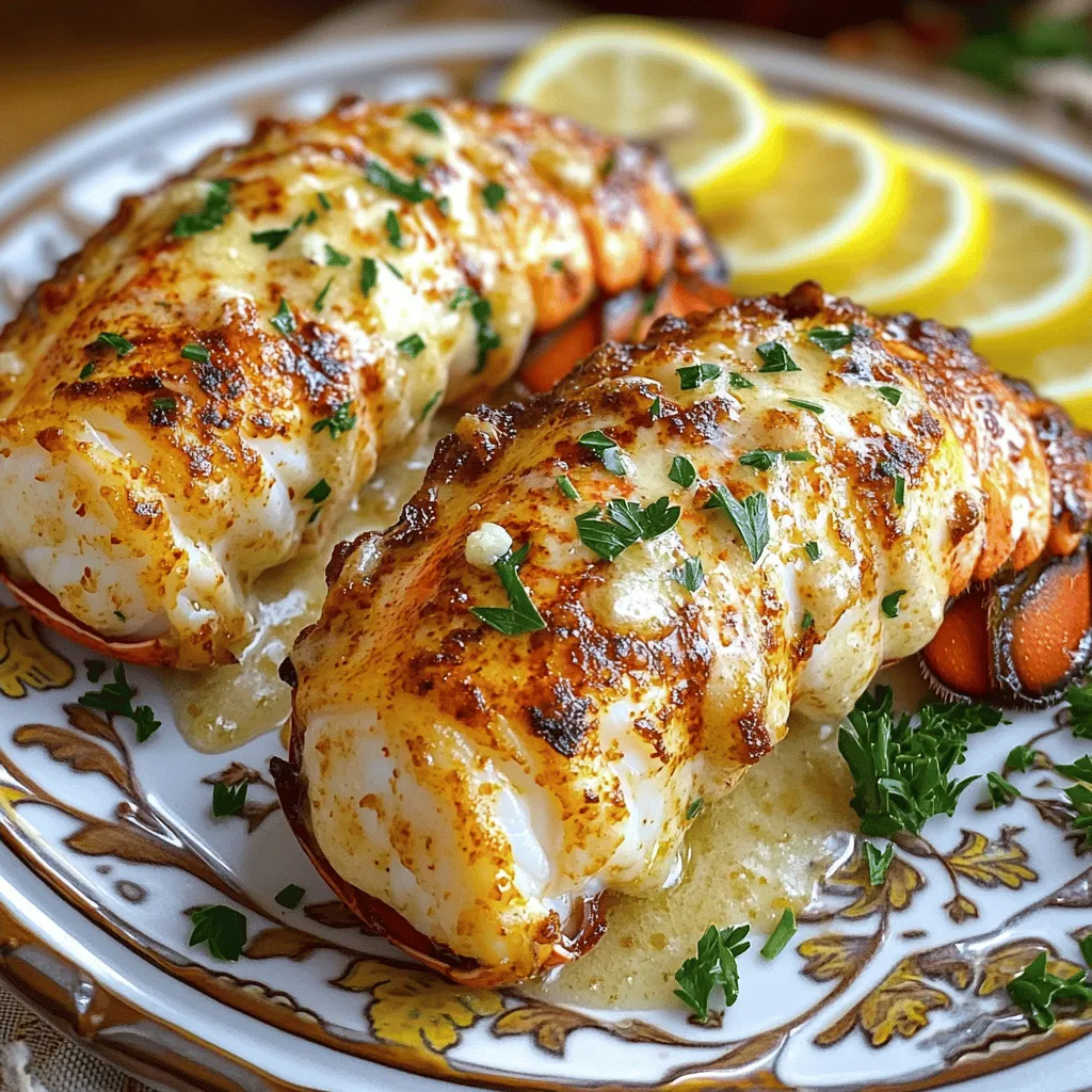 Cremige Knoblauch-Butter-Hummerschwänze für Genießer