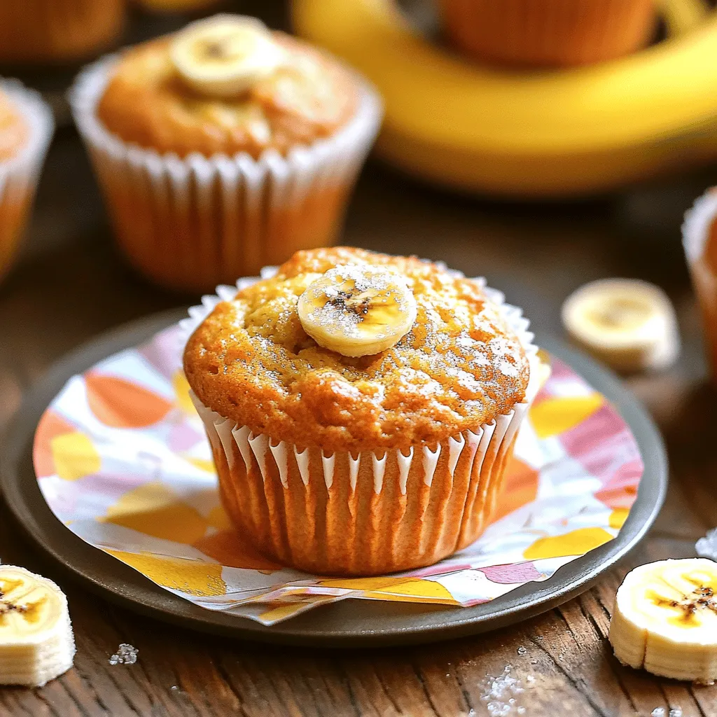 Leckere Mini Banana Muffins Einfache und schnelle Rezeptideen