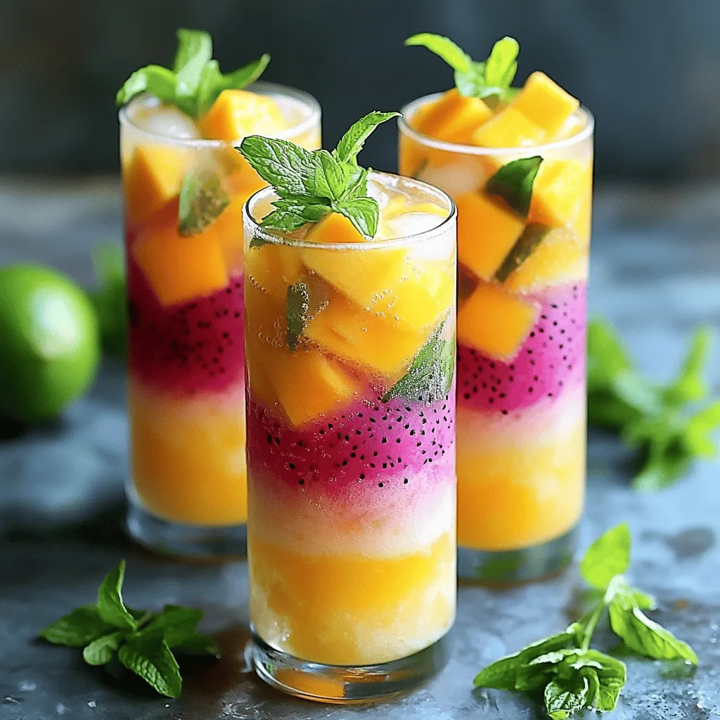 Mango Dragonfruit Refresher als erfrischendes Getränk