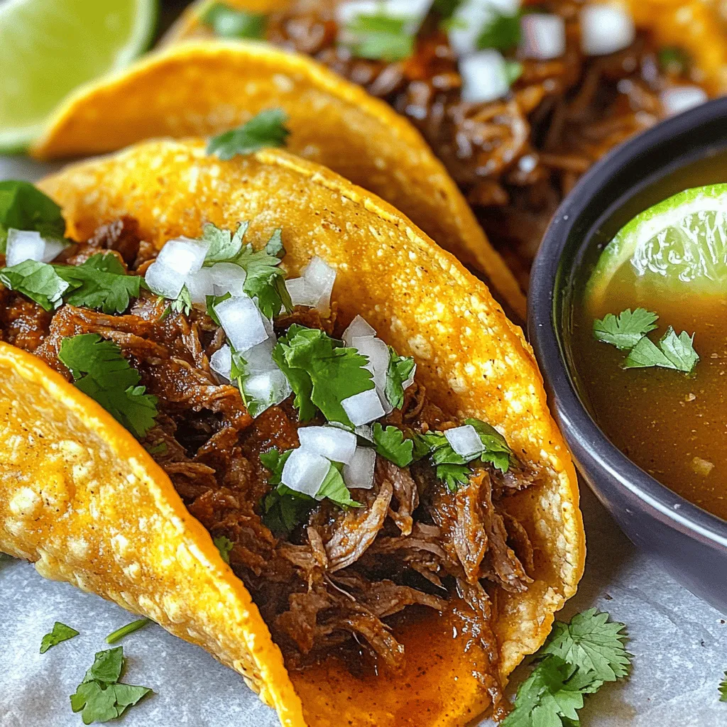 Für Birria Tacos brauchen Sie einige wichtige Zutaten. Diese sind: