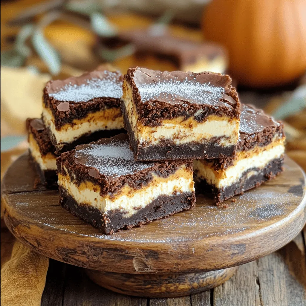 Kürbis-Frischkäse-Schicht Brownies Genussvoll Backen